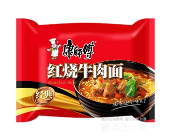 康师傅 红烧牛肉面 108g/包