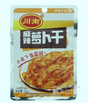 川南 麻辣萝卜干 53g/袋