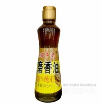 盛顺年华 小磨香油 325ml/瓶