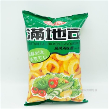 满地可 蔬菜鸡味圈 75g/袋