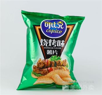 可比克 烧烤味薯片 60g/袋