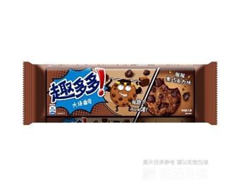 趣多多 大块巧克力味曲奇饼干 72g/袋